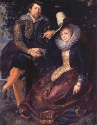 Peter Paul Rubens Rubens with his First wife isabella brant in the Honeysuckle bower oil painting on canvas